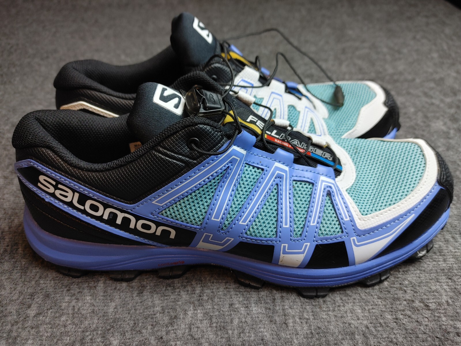 Scarpe da montagna SALOMON FALLRAISER donna blu taglia 10 necessitano di chiusure in pizzo