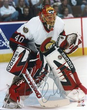 Patrick Lalime Autographed 8x10 Ottawa Senators Free  Shipping #S2010