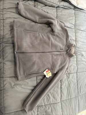 Reebok Classic 100% Poly Sherpa Fleece Lined Full Zip Jacket Men's Large  - NWT