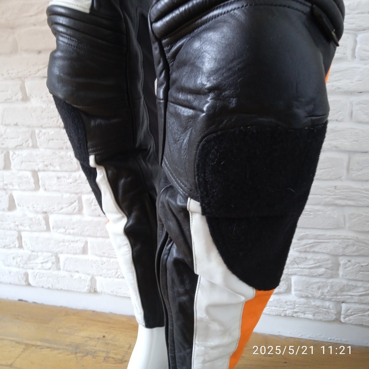 Pro Sports Hein Gericke Leather Black Motorcycle Pants Size 50 | eBay