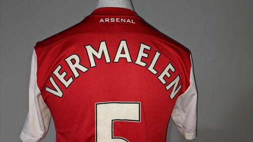 Maglia Arsenal Vermaelen 125 anni 1866-2011 maglia originale Nike kit media ottime condizioni - Foto 5 di 8