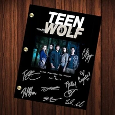 Teen Wolf Autographed Signed Script Reprint Teen Wolf Show Script Autograph
