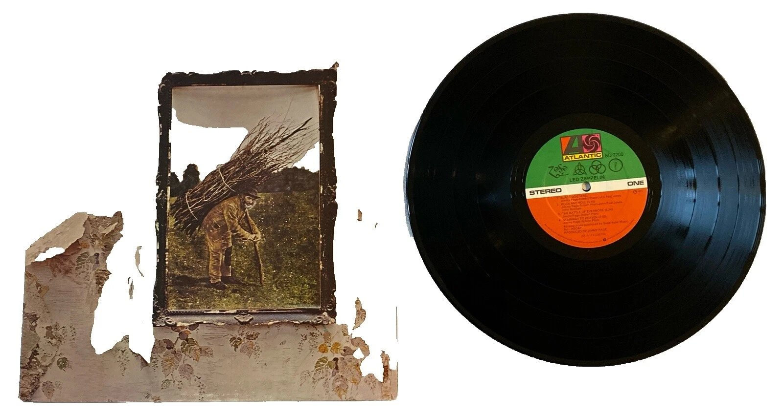 Led Zeppelin Very Good (VG) Grading 33 RPM Speed Vinyl Records