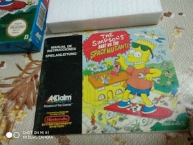 THE SIMPSONS BURT VS.THE SPACE MUTANTS NES NINTENDO