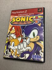 Sonic Mega Collection Plus Greatest Hits Playstation 2 PS2 with Manual