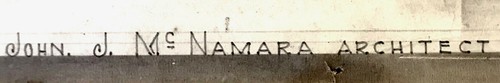 Mid Century Chicago World Playhouse 1950 Architect John J.NcNamera Orig Sketch - Picture 2 of 2