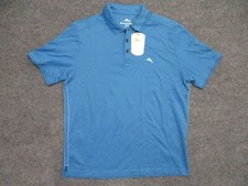 Tommy Bahama Short Sleeve Polo Myka Blue - Size Medium