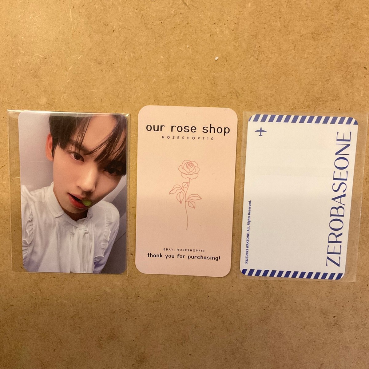 ZB1 Zerobaseone The Moving Seoul Pop-up MD Passport Holder