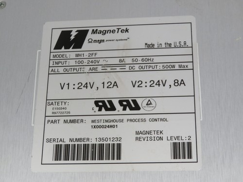 MAGNETEK WH1-2FF OVATION POWER SUPPLY T201422 - Photo 6/6