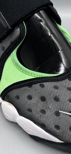 2010 Nike Air Rift Black Green Breathe Netting Perf 308662-022 Mens Uk 9 - Picture 9 of 9