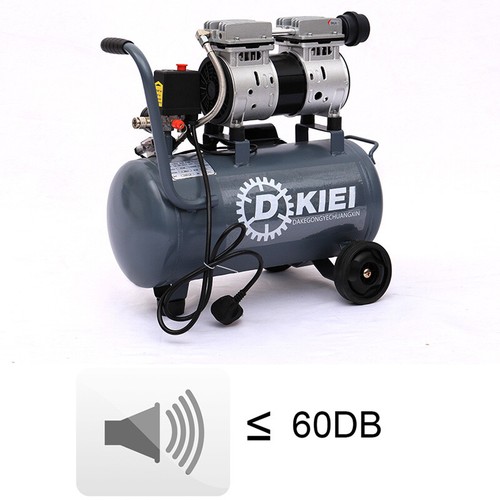 Air Compressor 25L Litre 2.5HP Silent 60db Portable Oil Free 8 Bar 1800W Garage - Picture 4 of 14