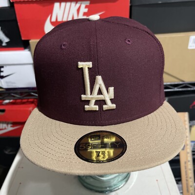 Los Angeles Dodgers Hat Cap Men 7 3/4 New Era 59FIFTY Fitted