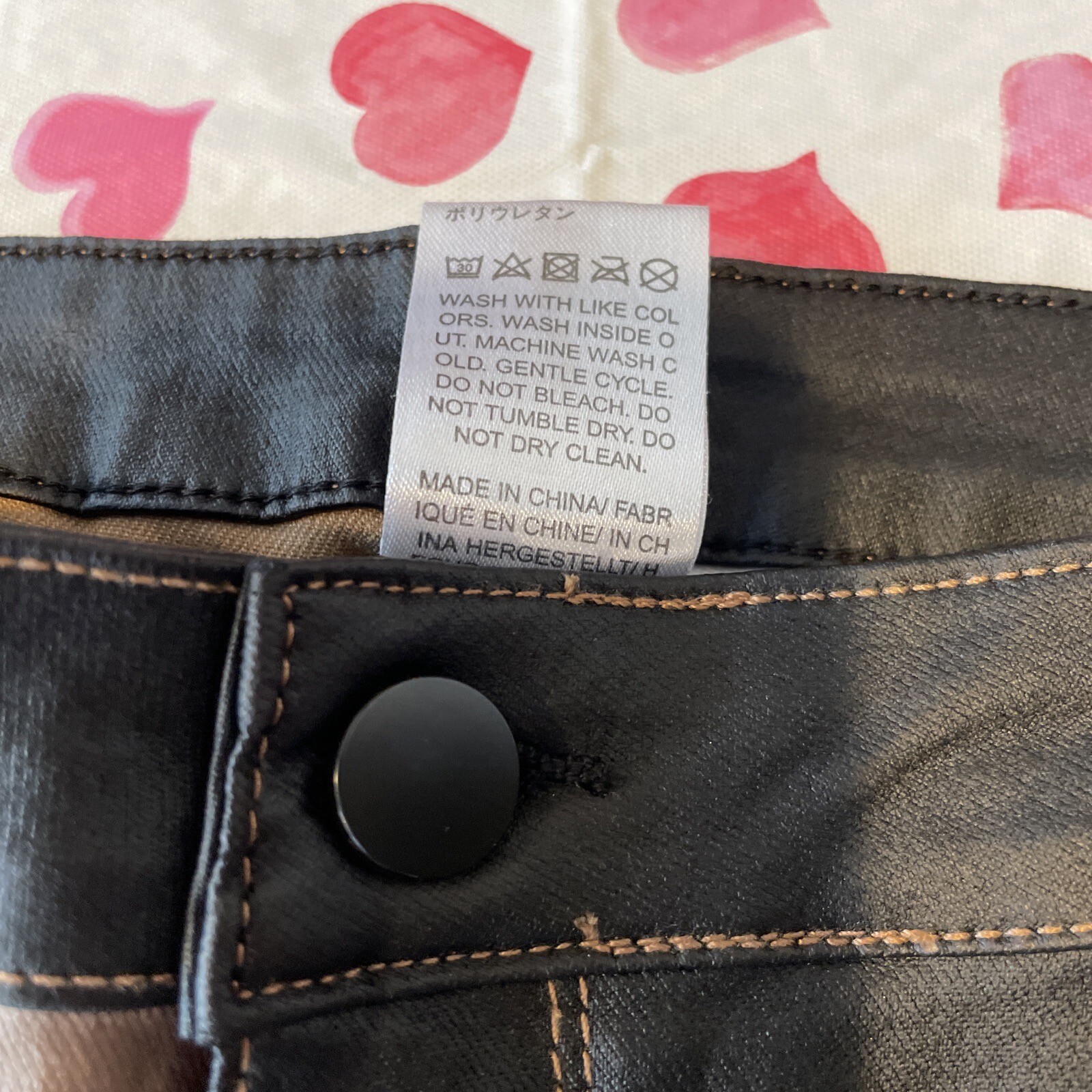 Patchwork  skinny jeans very tiny medium - image 5