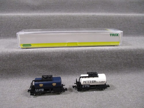Minitrix Spur N 15625 Güterwagen Kesselwagen Set 2-teilig in OVP | Condition: Gebraucht