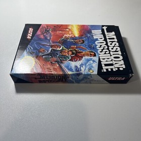 Mission Impossible Nintendo NES TESTED Game Cartridge + Box + Styrofoam REV A