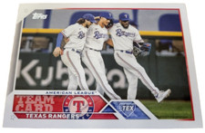 2023 Topps Series 1 #292 Texas Rangers Team BASE MLB BASEBALL CARD (I