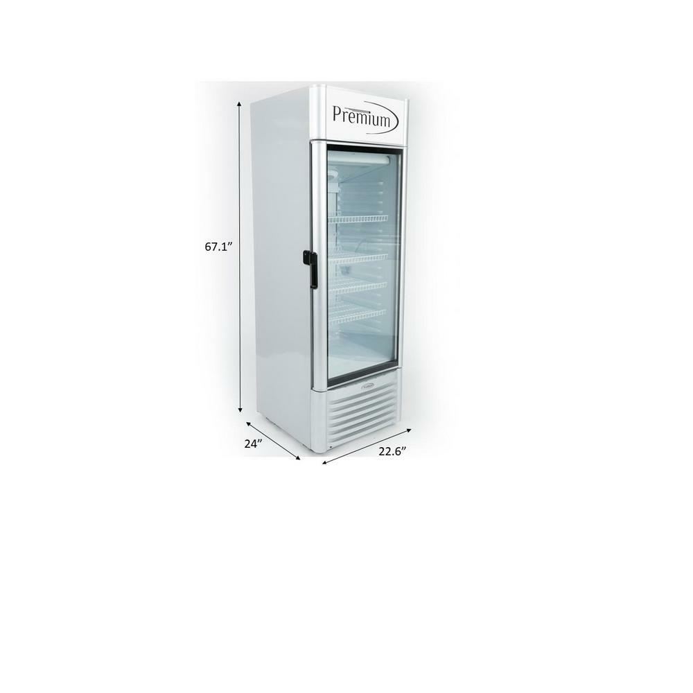 glass display fridge