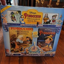 Vintage Disney's Pinocchio Videocassette Activity Kit factory sealed