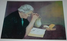 Jack Garren GRATITUDE 16x20 mounted textured print Woman Praying & Giving Thanks