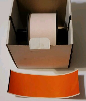 Brady 710045 Mini Mark Industrial Label 57mm Orange Used Almost Full Read