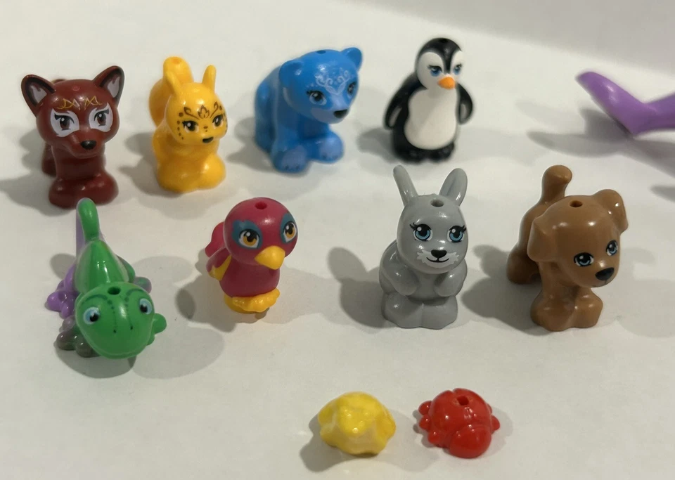 Lote LEGO Friends Animal Golfinho Gato Filhote FOX Cavalo Veterinário Médico #1 LIMPO - Imagem 2 de 4