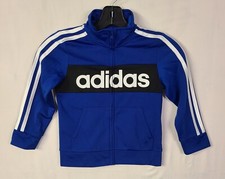 Adidas Boy's Kids Full Zip Sweatshirt Sz 4
