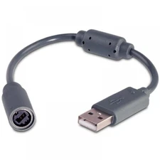 USB Breakaway Dongle Cable Cord Adapter For Xbox 360 PC Wired Controller