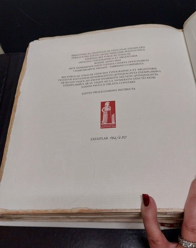 Codex Vaticanus B (Facsimile by the Vatican) *Numbered Limited Edition 164/450* - Picture 3 of 10