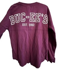 BUC-EES EST. 1982 Girls SMALL Purple Heavy Long Sleeve Tshirt