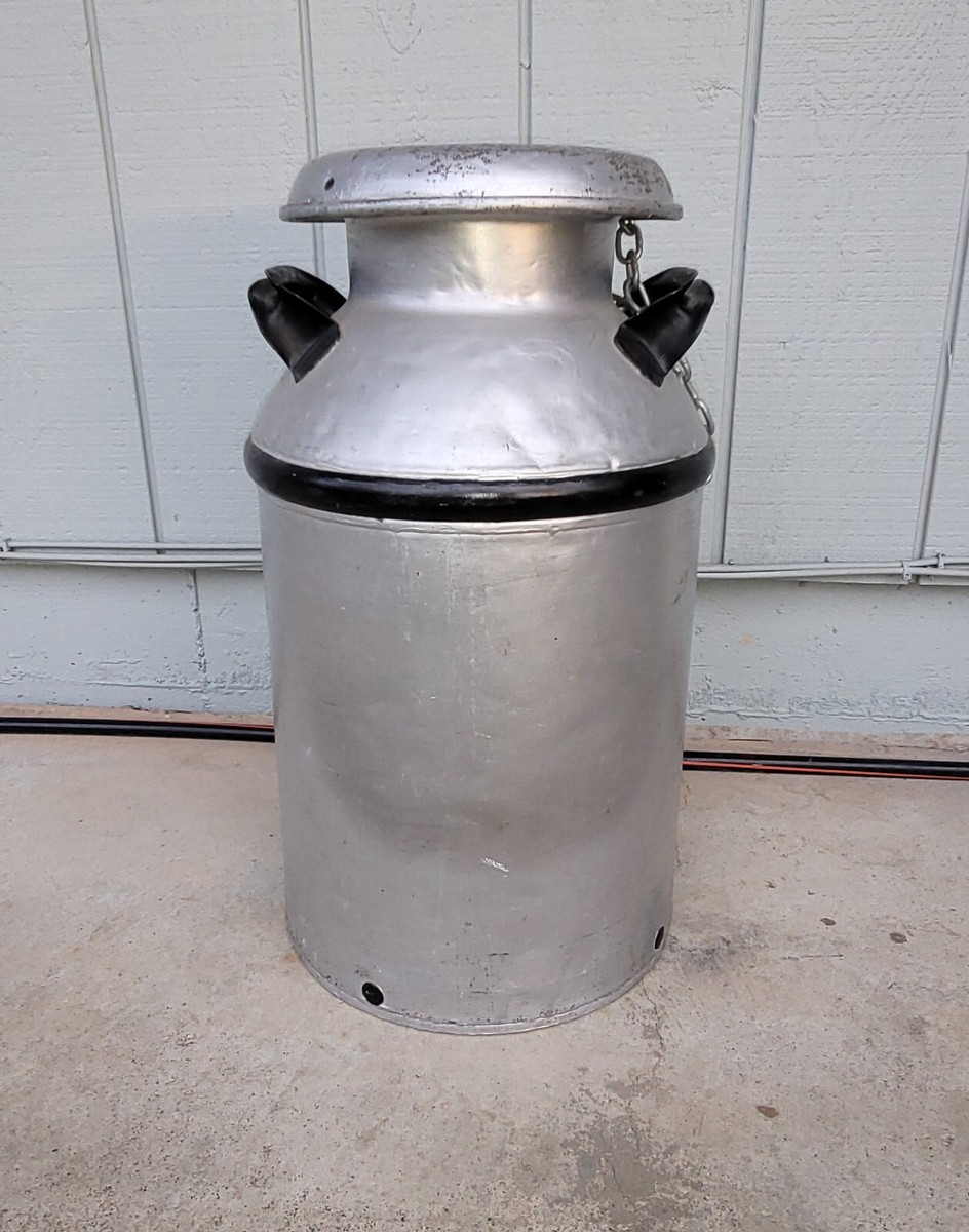 Vintage PALM DAIRIES Canada 19” 5 Gallon Milk Can Jug | eBay