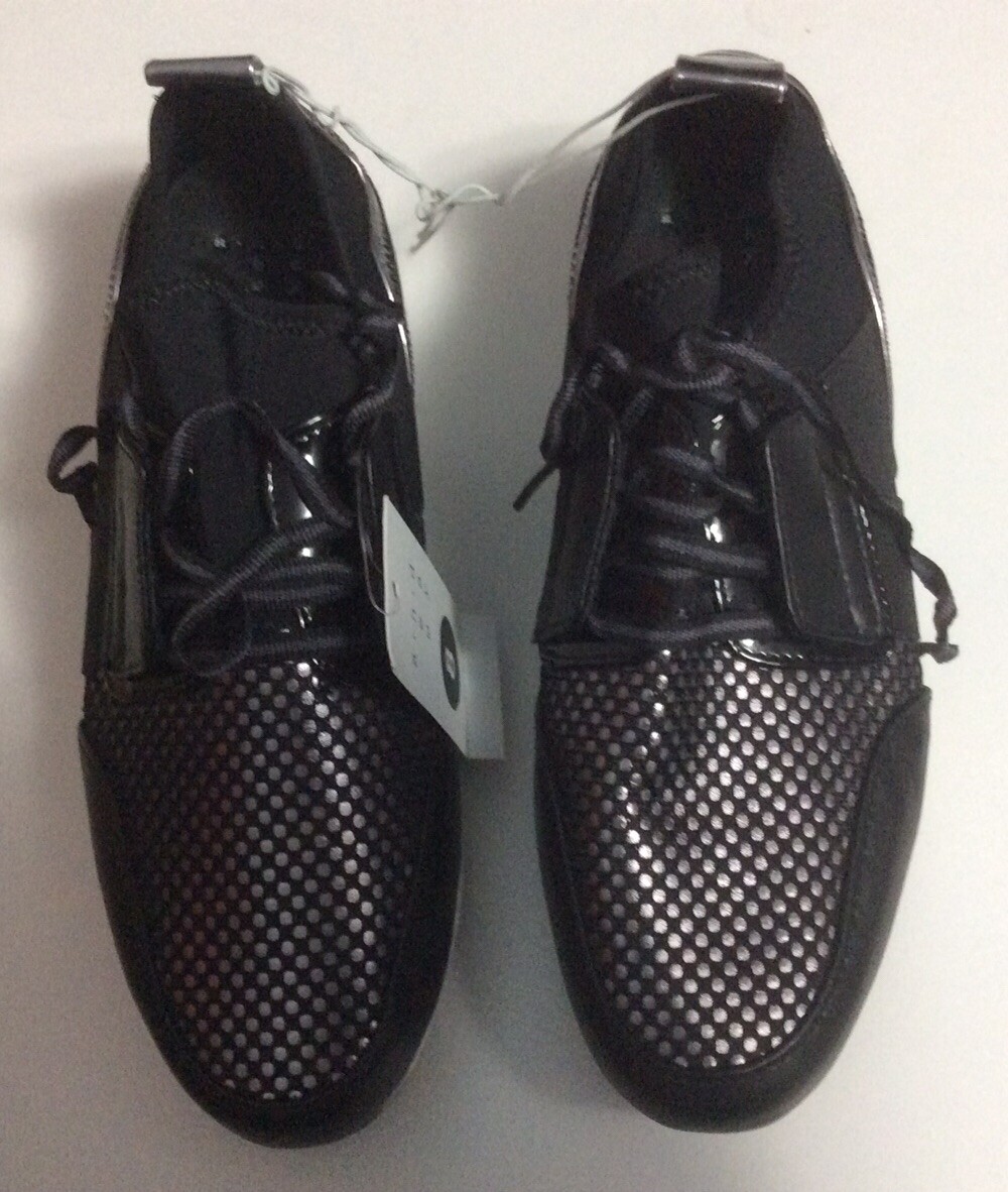 Black Silver A New Day Deena Women’s Sneakers Size 8 NWT-image