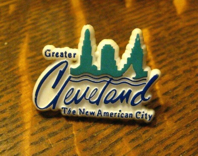 Greater Cleveland OH Lapel Pin Vintage Ohio City USA Cuyahoga County