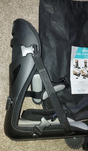 Vive Hard Plantar Fasciitis Night Splint and Trigger Point Spike Size Large - Picture 2 of 7