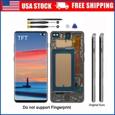 LCD Display Touch Screen Digitizer +Frame For Samsung Galaxy S10+  S10 Plus G975