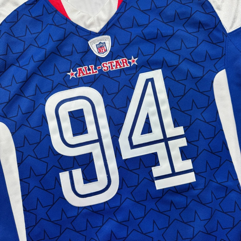 Camiseta deportiva 100 % auténtica Demarcus Ware Mitchell & Ness 2009 NFC Pro Bowl talla 44 L Foto 3 de 4