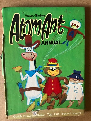 Atom Ant annual 1968 Hanna Barbera Top Cat Quick Draw McGraw