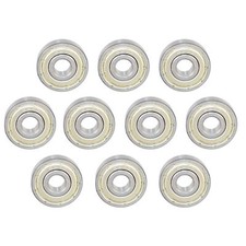 10 Pcs 627ZZ Double Metal Seal Bearings 7x22x7mmZ3V3 High Speed Sealed Miniat...