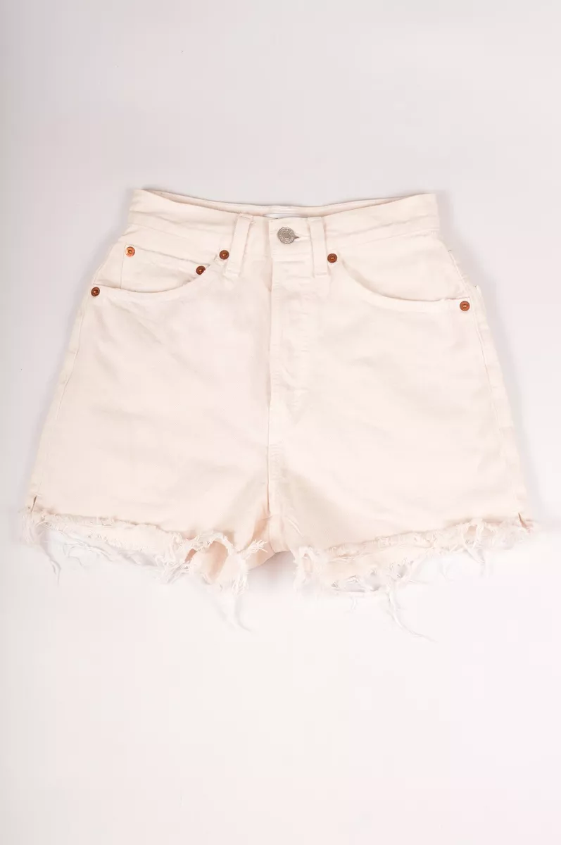 White cutoffs best sale