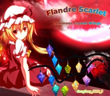 Touhou Project Flandre Scarlet Wing Props Glow Laser Equipment Cosplay Prop Gift