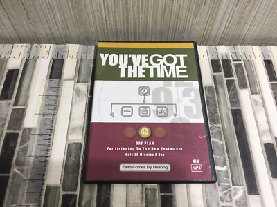 You've Got the Time - 40 Day Plan for Listening to the New Testament (CD-MP3)NIV