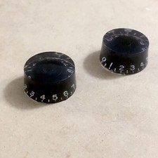 Two Vintage Volume Black Gibson LP MIJ Knobs True Relic Electric Guitar Rare