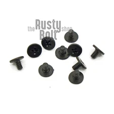 M1.6. x 2.5mm, Phillips Wafer Flat Head Screws, Steel, Black, Laptop, Machine