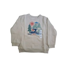 New Boys Garanimals Biege Tan Size 5T Outdoor Theme Wild Animals Sweater Pull On