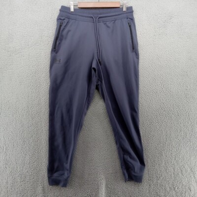 Under Armour Joggers Mens Large Slate Gray Blue Loose Pockets