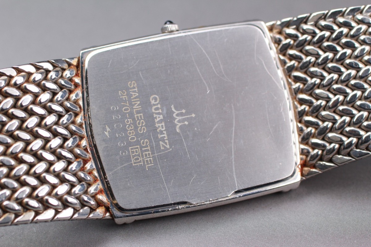 Exc+4】 Seiko Credor 2F70-5380 Vintage Stainless Steel Exc+4】 Seiko Credor 2F70-5380 Vintage Stainless Steel