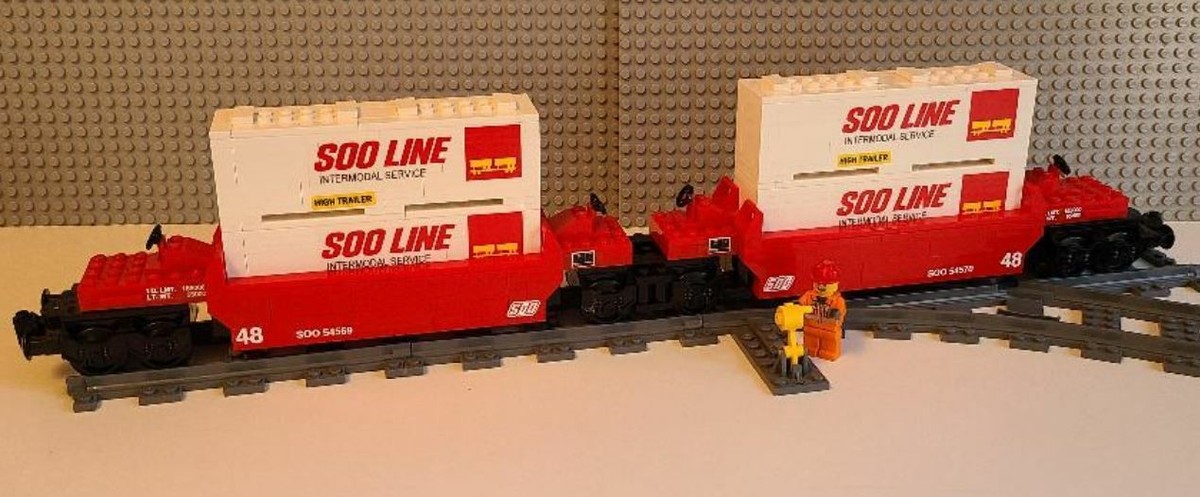 Custom Train SOO Line Intermodal Doublestack PLEASE READ