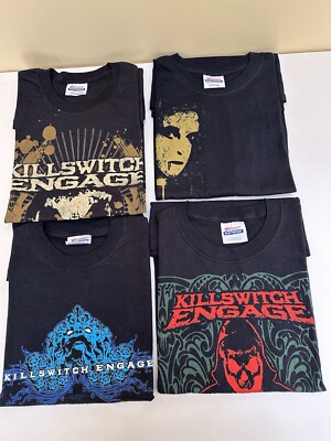 4 Killswitch Engage Band Rock Metal Tee Shirts Medium