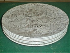 6 VINTAGE BURLEIGHWARE VISCOUNT SALAD DESSERT PLATES 9"