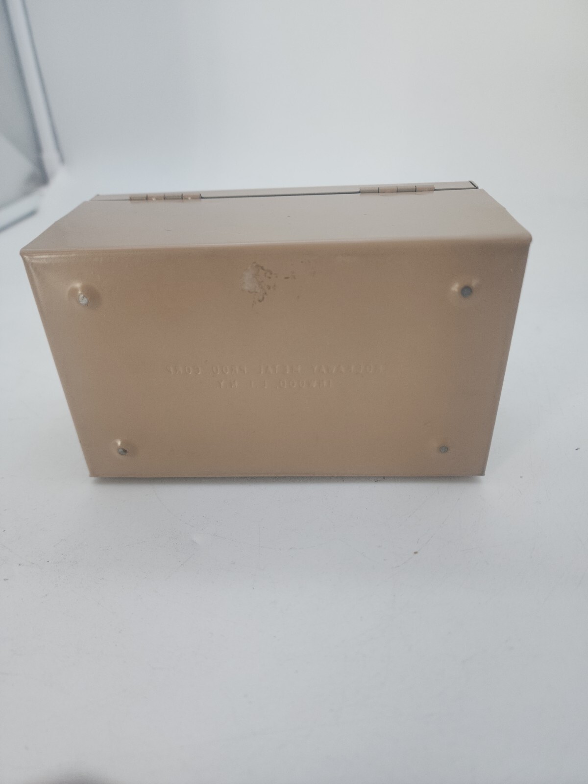 Rockaway Metal Box, Coin Slot, Locking (no key), Made in USA