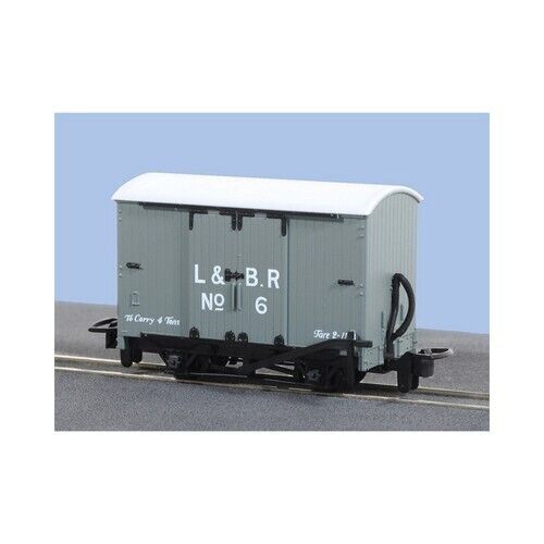 Peco GR-220D Box Van L&B Livery No 6 Model Railway OO-9 Gauge - Picture 1 of 5